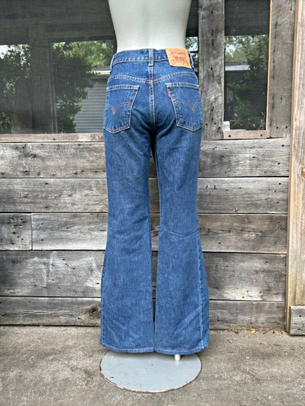 Vintage Y2K Levis 517 Womens Dark Denim High Waisted Slim Fit Bootcut Jeans~5~